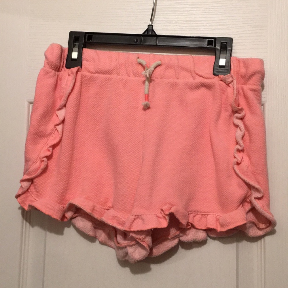 Pink Cat and Jack pull on shorts